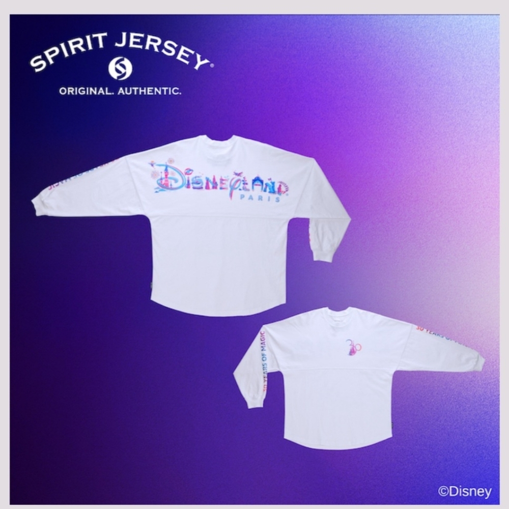 NEW Disney Disneyland Paris 30th Anniversary Spirit Jersey XL